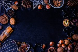 nuts, spices and other healthy holiday treats