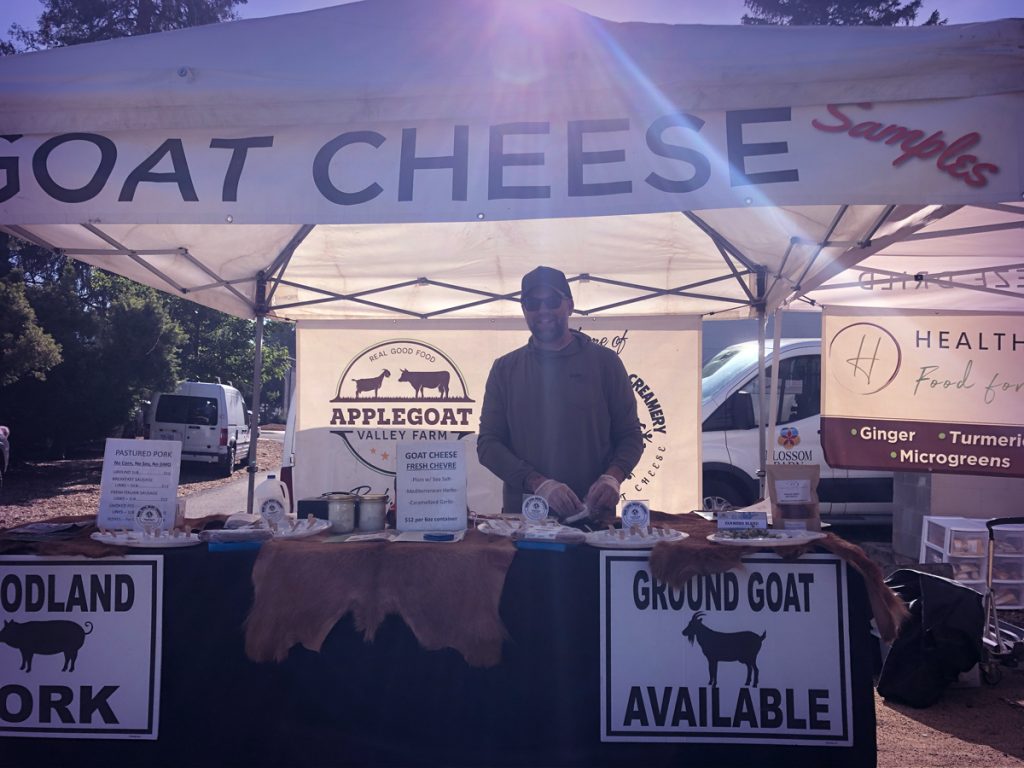 Applegoat and Mama Terra Creamery farm stand
